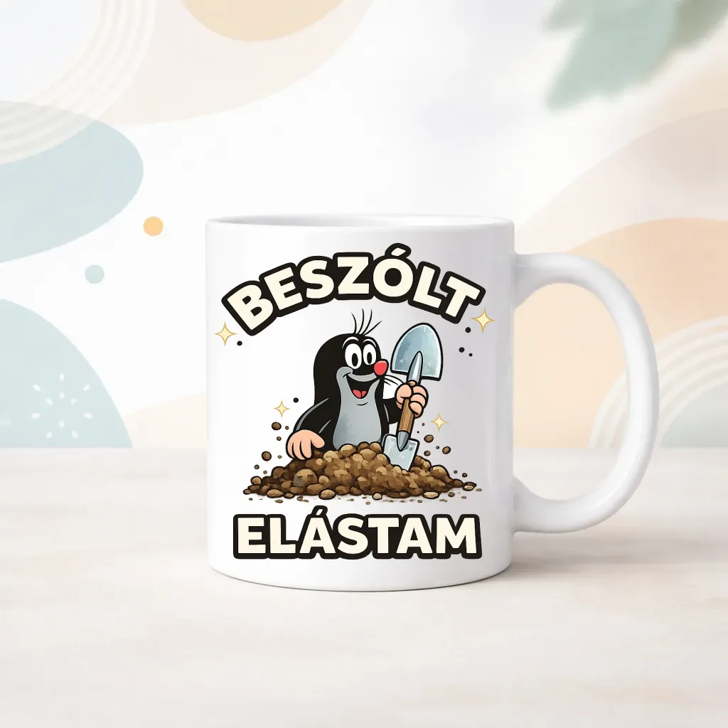 Beszólt elástam bögre